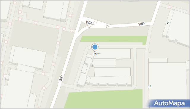 Mielec, Wojska Polskiego, 10, mapa Mielca