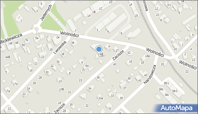 Mielec, Wolności, 4C, mapa Mielca