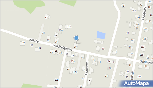 Mikołów, Wodociągowa, 12, mapa Mikołów