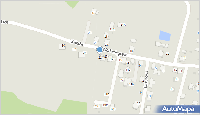 Mikołów, Wodociągowa, 21, mapa Mikołów