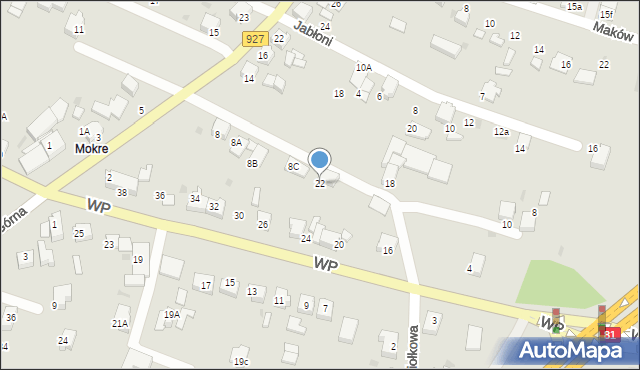 Mikołów, Wojska Polskiego, 22, mapa Mikołów