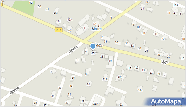 Mikołów, Wojska Polskiego, 25, mapa Mikołów