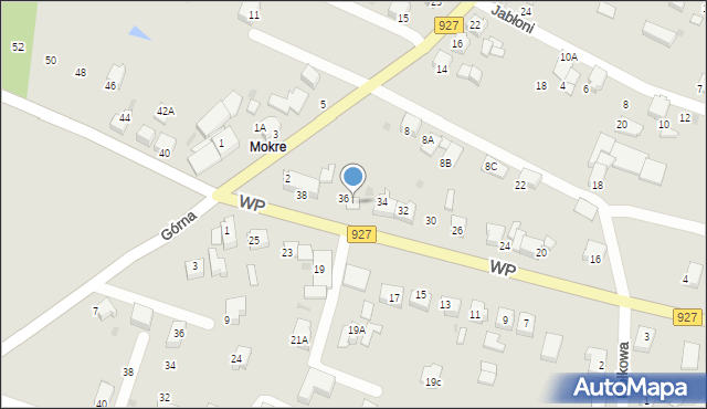 Mikołów, Wojska Polskiego, 38A, mapa Mikołów