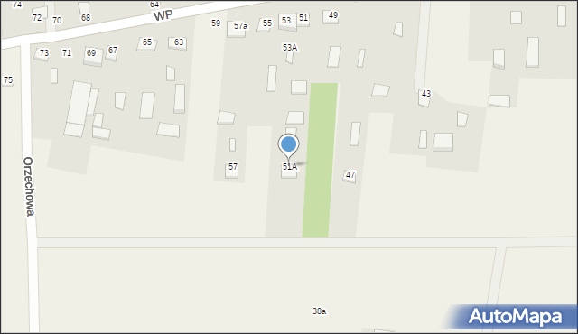Milanów, Wojska Polskiego, 51A, mapa Milanów