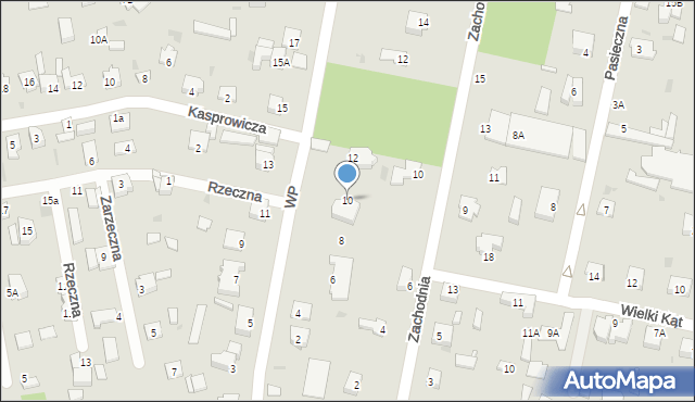 Milanówek, Wojska Polskiego, 10, mapa Milanówek