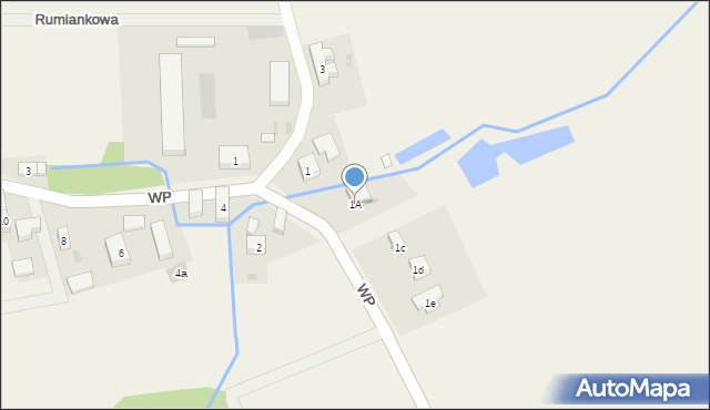 Miłkowice, Wojska Polskiego, 1A, mapa Miłkowice