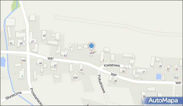 Miłkowice, Wojska Polskiego, 41A, mapa Miłkowice