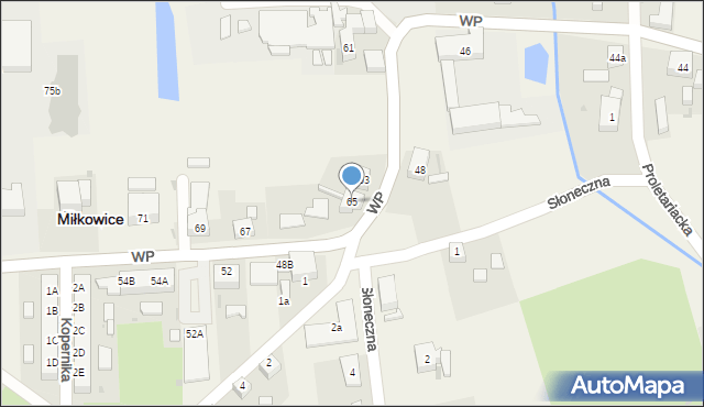 Miłkowice, Wojska Polskiego, 65, mapa Miłkowice