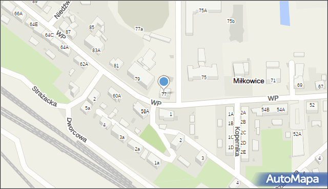 Miłkowice, Wojska Polskiego, 77, mapa Miłkowice