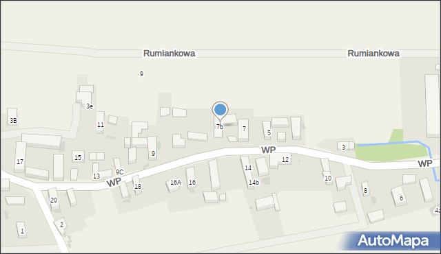 Miłkowice, Wojska Polskiego, 7b, mapa Miłkowice