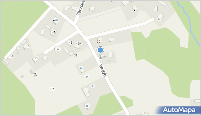 Mirów, Wojtyły Karola, 26, mapa Mirów