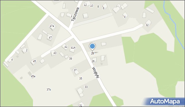 Mirów, Wojtyły Karola, 28, mapa Mirów