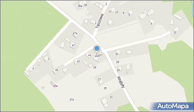 Mirów, Wojtyły Karola, 41A, mapa Mirów