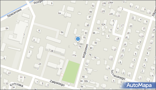 Mława, Wójtostwo, 79a, mapa Mława