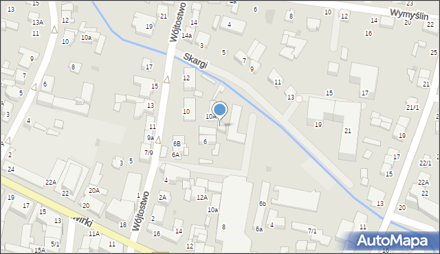 Mława, Wójtostwo, 8a, mapa Mława