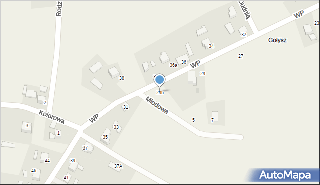 Mnich, Wojska Polskiego, 29b, mapa Mnich