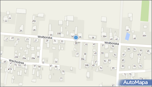 Moszczenica, Wolborska, 35, mapa Moszczenica