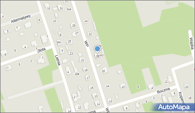 Mrozy, Wojska Polskiego, 18, mapa Mrozy