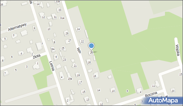 Mrozy, Wojska Polskiego, 20, mapa Mrozy