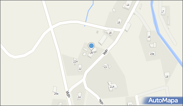 Mysłakowice, Wojska Polskiego, 20, mapa Mysłakowice