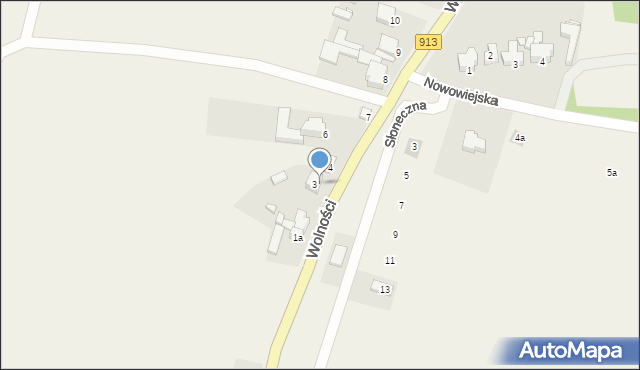 Myszkowice, Wolności, 5, mapa Myszkowice