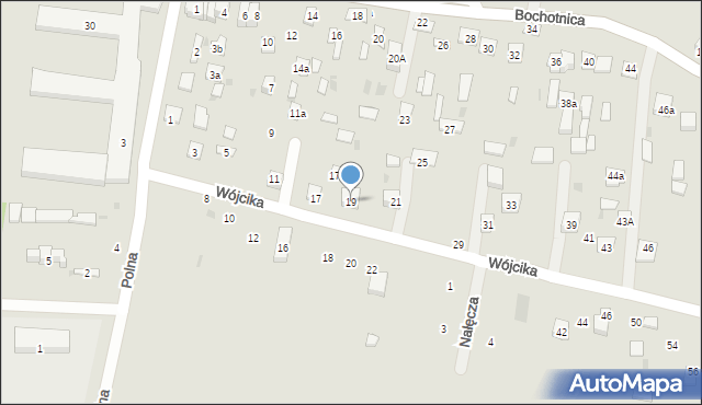 Nałęczów, Wójcika Grzegorza, 19, mapa Nałęczów