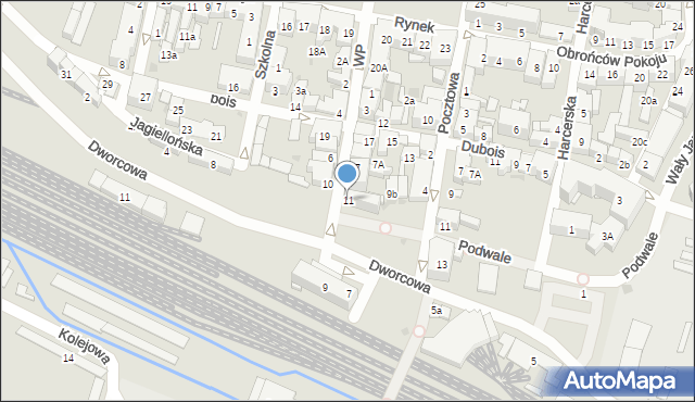 Namysłów, Wojska Polskiego, 11, mapa Namysłów