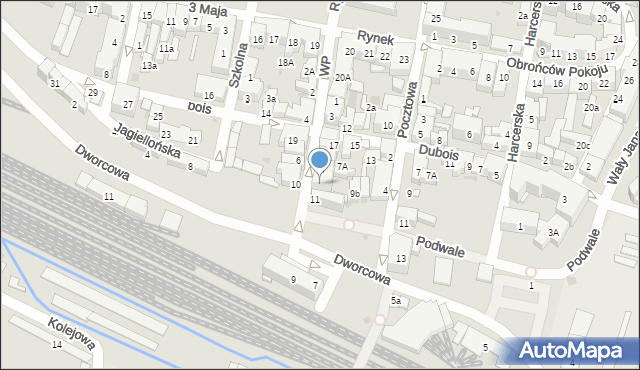 Namysłów, Wojska Polskiego, 9, mapa Namysłów