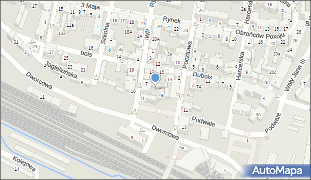 Namysłów, Wojska Polskiego, 9a, mapa Namysłów