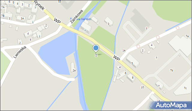 Niemodlin, Wojska Polskiego, 2, mapa Niemodlin