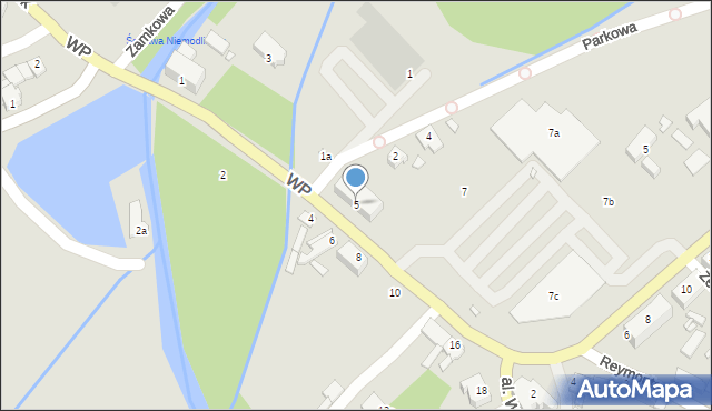 Niemodlin, Wojska Polskiego, 5, mapa Niemodlin