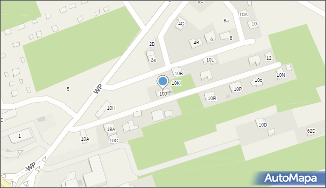 Nieporęt, Wojska Polskiego, 10J, mapa Nieporęt