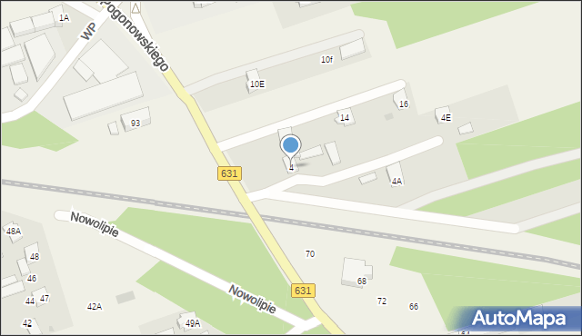 Nieporęt, Wojska Polskiego, 4, mapa Nieporęt