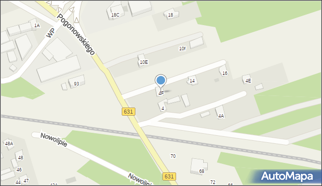 Nieporęt, Wojska Polskiego, 4F, mapa Nieporęt