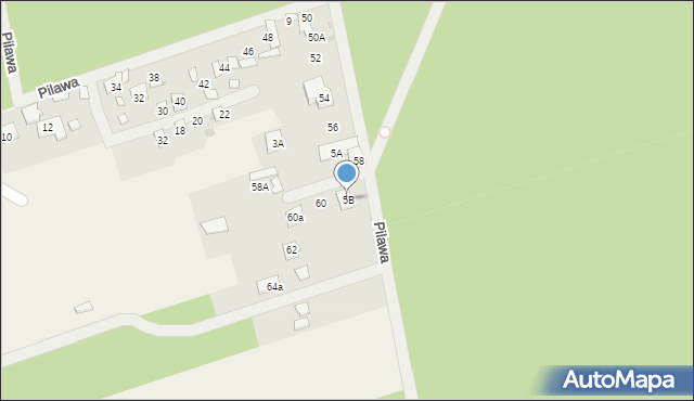 Nieporęt, Wojska Polskiego, 5B, mapa Nieporęt
