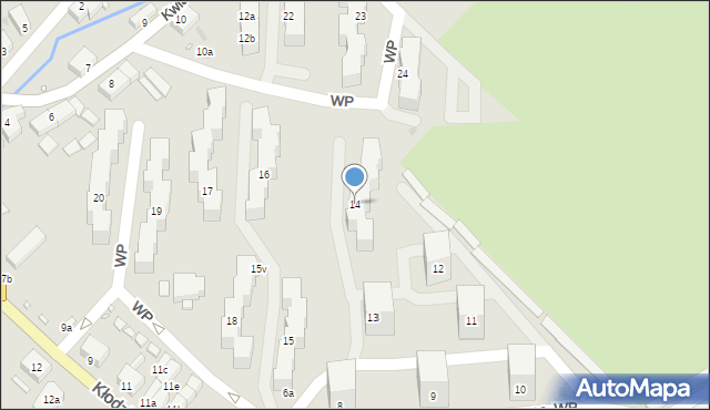 Nowa Ruda, Wojska Polskiego, 14, mapa Nowa Ruda