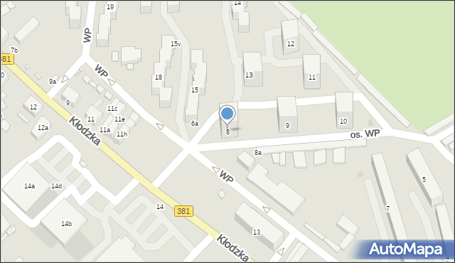 Nowa Ruda, Wojska Polskiego, 8, mapa Nowa Ruda