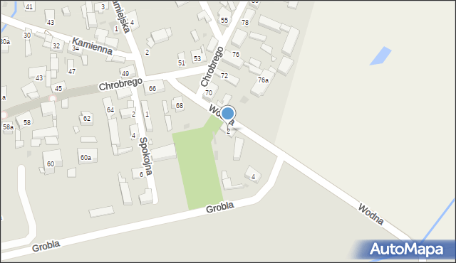 Nowa Sól, Wodna, 2, mapa Nowa Sól