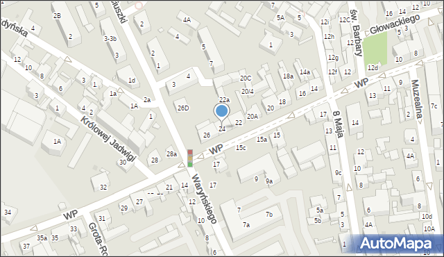 Nowa Sól, Wojska Polskiego, 24, mapa Nowa Sól