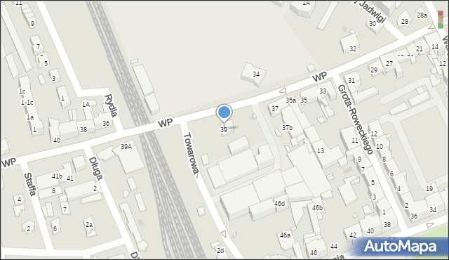 Nowa Sól, Wojska Polskiego, 39, mapa Nowa Sól