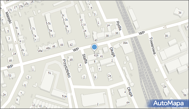 Nowa Sól, Wojska Polskiego, 43, mapa Nowa Sól