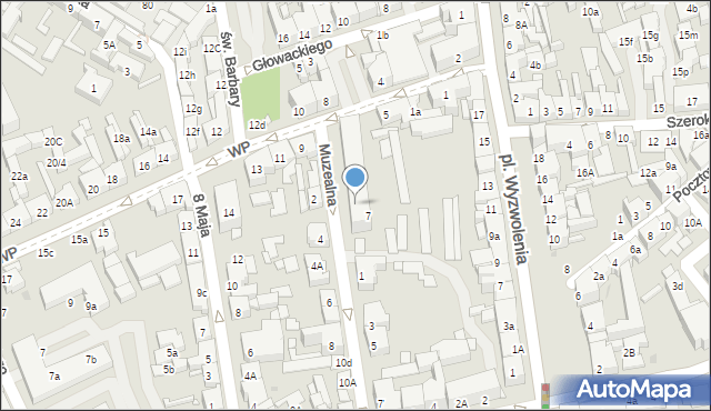 Nowa Sól, Wojska Polskiego, 7a, mapa Nowa Sól