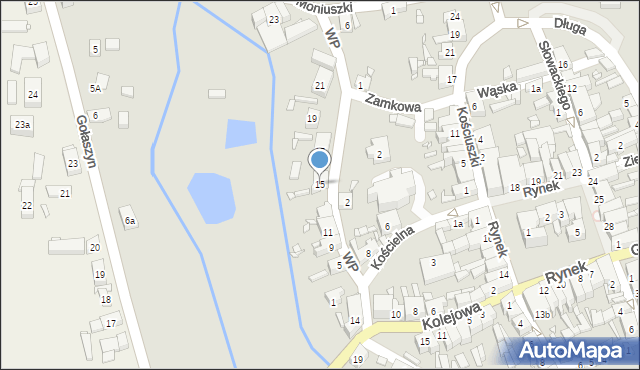 Nowe Miasteczko, Wojska Polskiego, 15, mapa Nowe Miasteczko