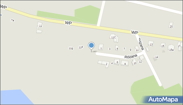 Nowe Warpno, Wojska Polskiego, 11e, mapa Nowe Warpno