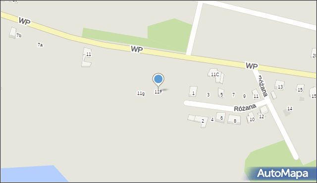 Nowe Warpno, Wojska Polskiego, 11F, mapa Nowe Warpno