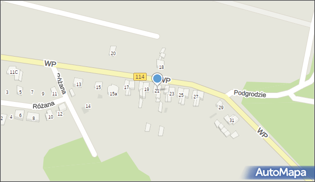 Nowe Warpno, Wojska Polskiego, 21, mapa Nowe Warpno