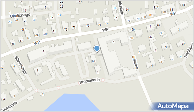 Nowogard, Wojska Polskiego, 7a, mapa Nowogard