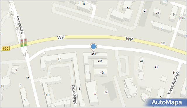 Nowy Dwór Mazowiecki, Wojska Polskiego, 45a, mapa Nowy Dwór Mazowiecki