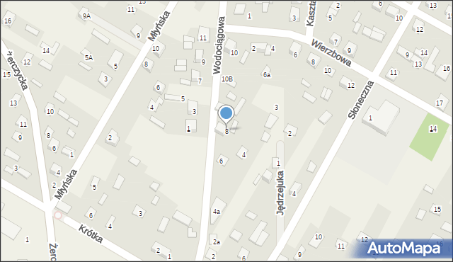 Nurzec-Stacja, Wodociągowa, 8, mapa Nurzec-Stacja