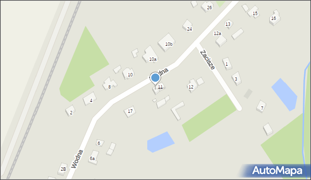 Okonek, Wodna, 9, mapa Okonek